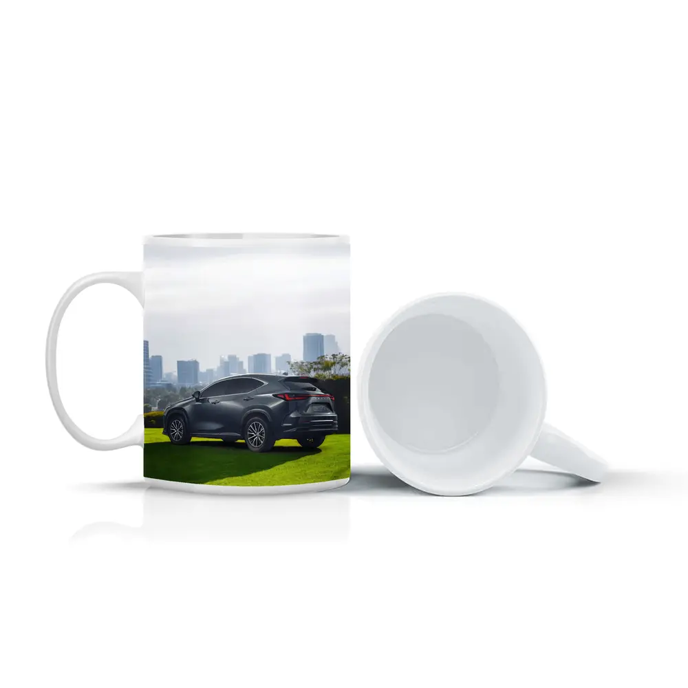 Lexus NX Dark Gray SUV City Skyline – Mugs