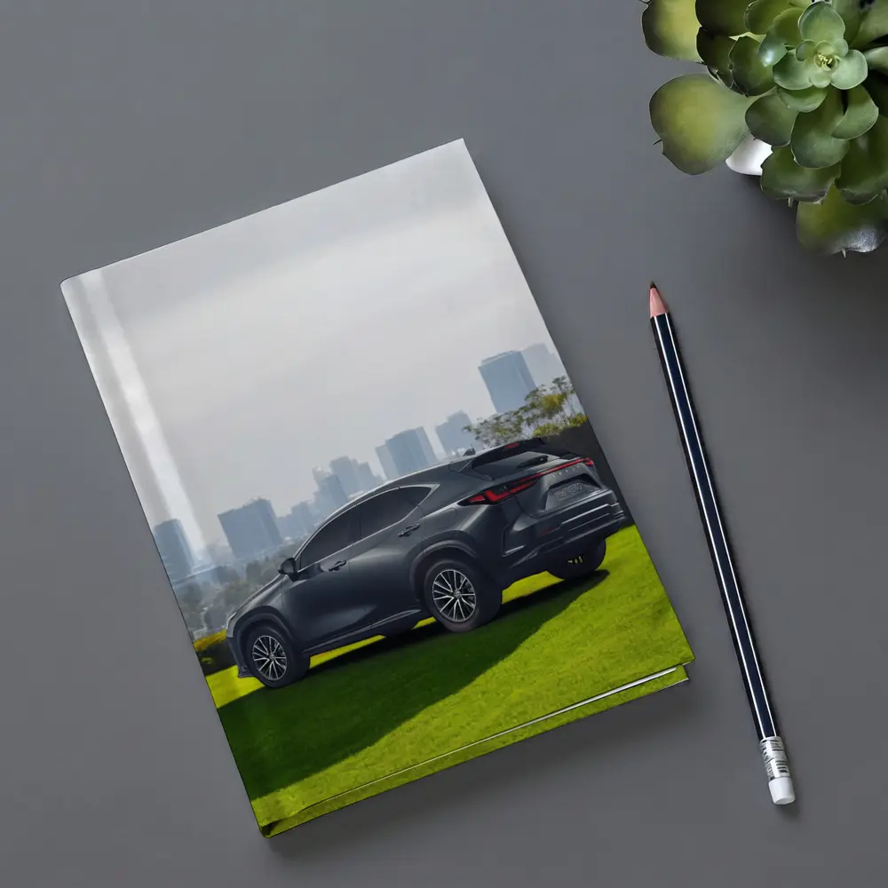 Lexus NX Dark Gray SUV City Skyline – Notebooks