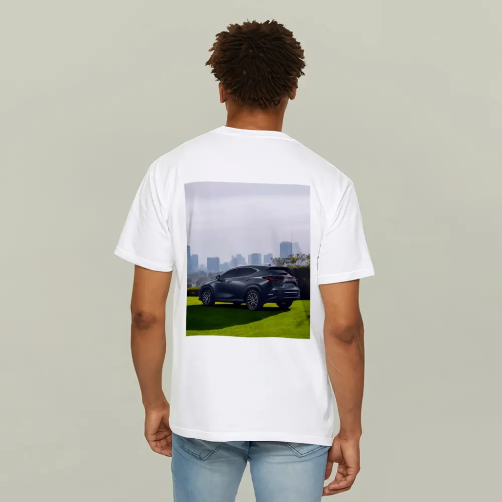 Lexus NX Dark Gray SUV City Skyline – T-Shirts