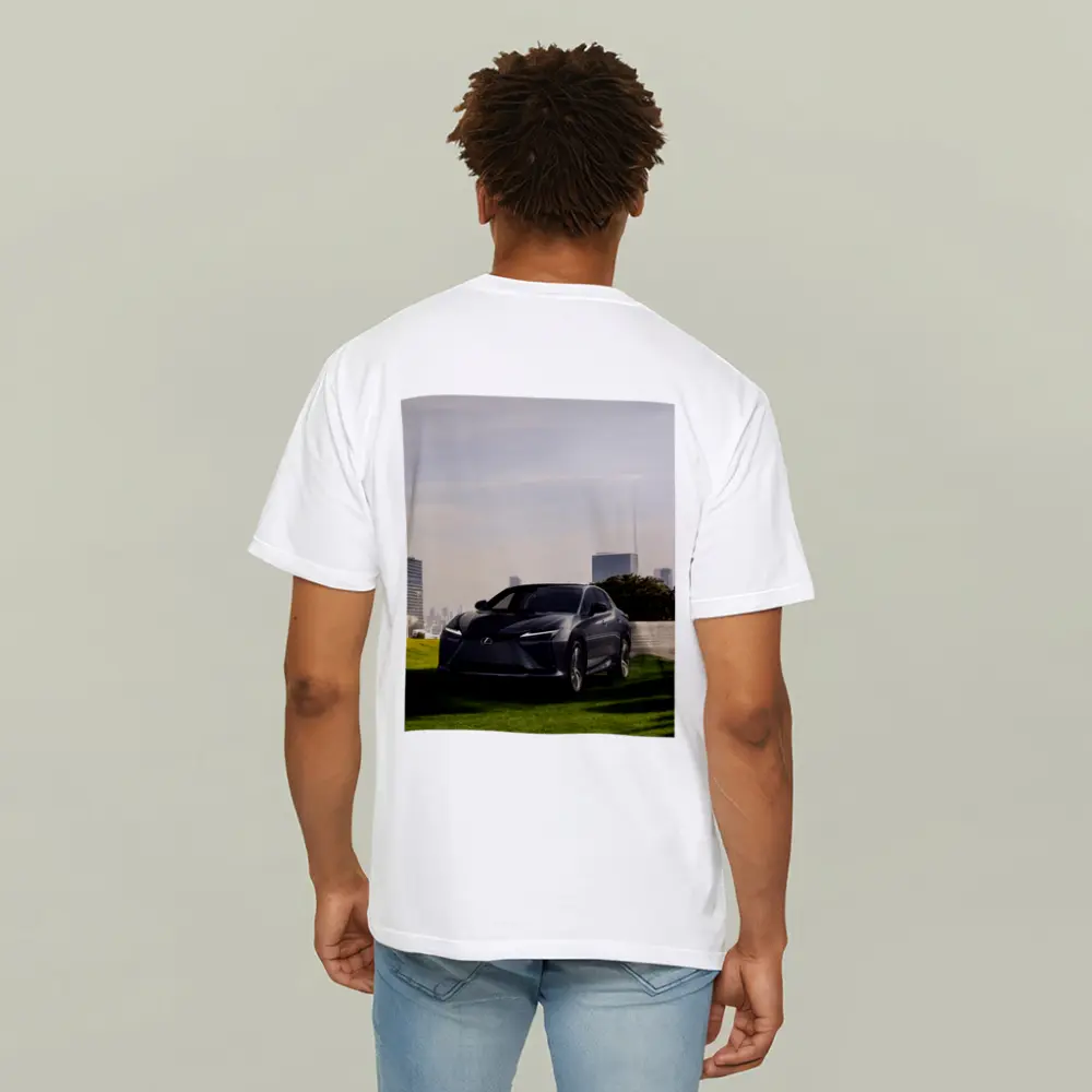 Lexus RZ Dark Gray SUV City Backdrop – T-Shirts