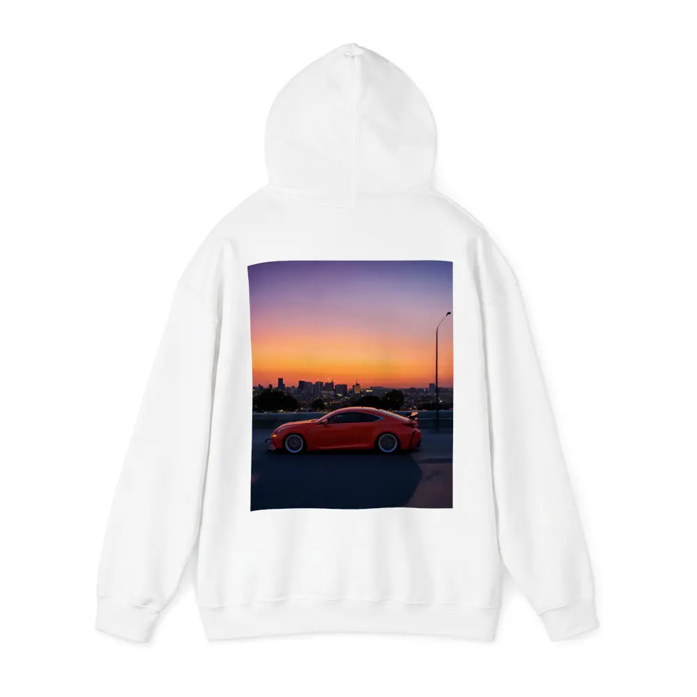Lexus RC F Red Coupe City Sunset – Hoodies