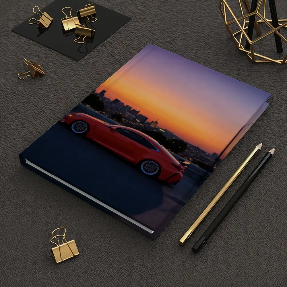 Lexus RC F Red Coupe City Sunset – Notebooks