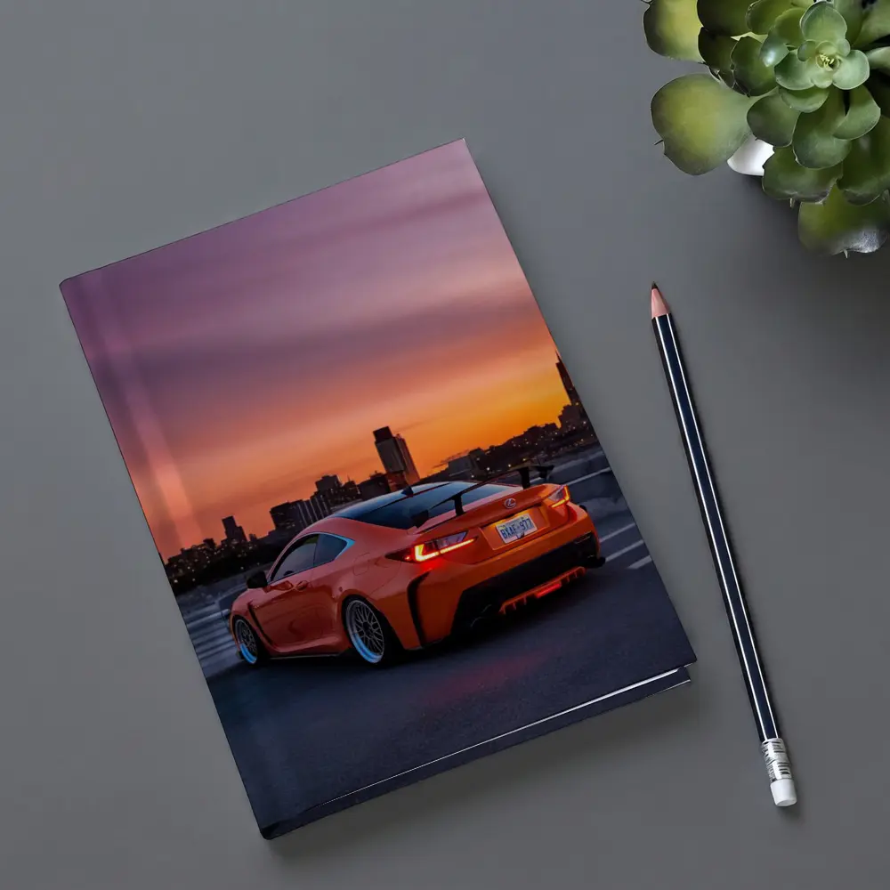 Lexus RC F Orange Coupe City Sunset – Notebooks