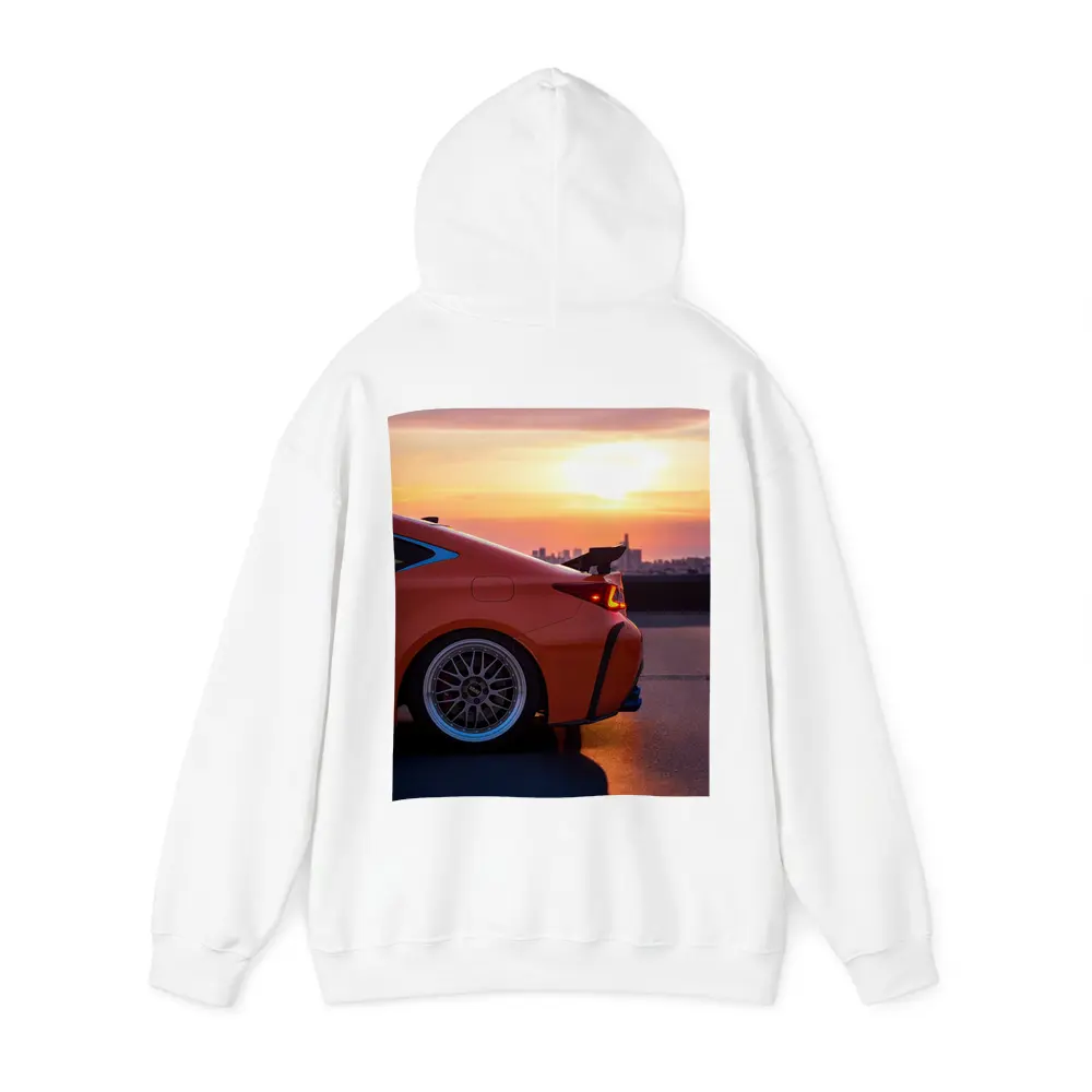 Lexus RC Sunset City Skyline Orange – Hoodies