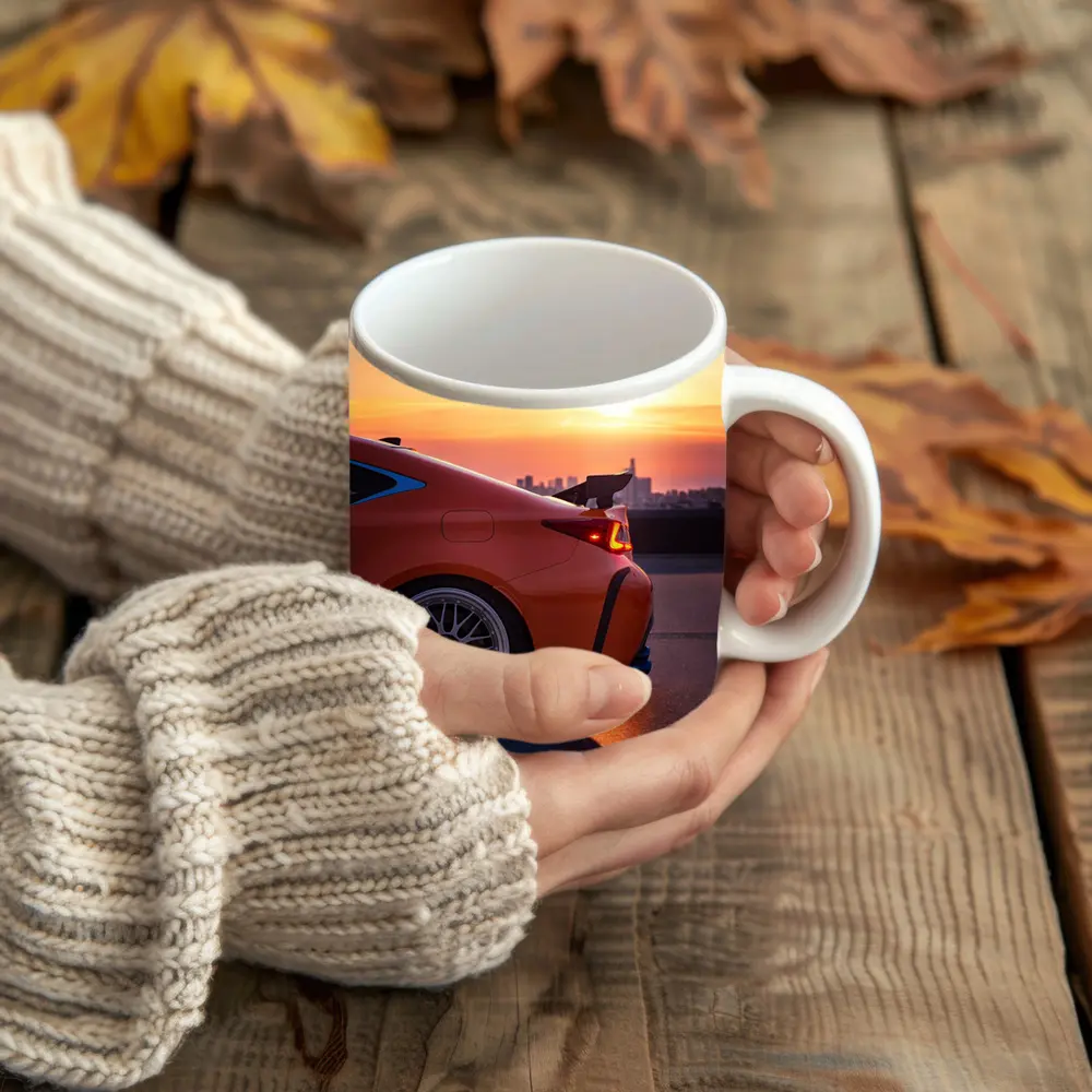 Lexus RC Sunset City Skyline Orange – Mugs