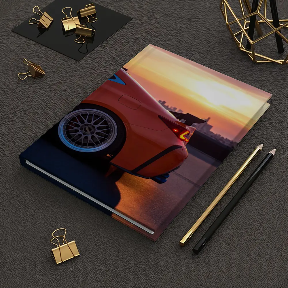 Lexus RC Sunset City Skyline Orange – Notebooks
