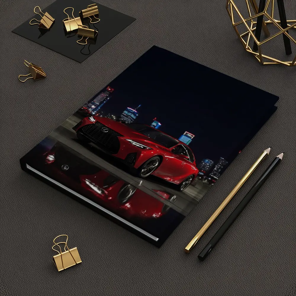Lexus IS Red Sedan City Night – Notebooks