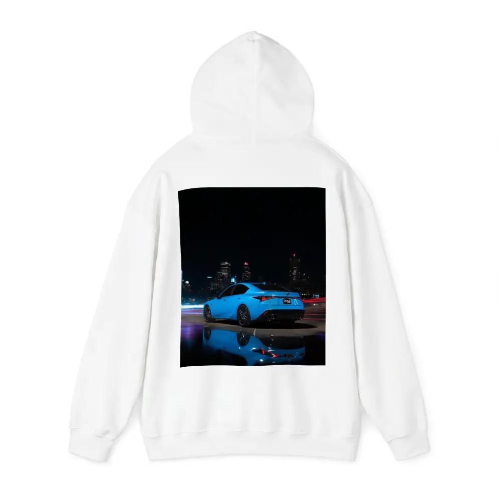 Lexus IS Blue Sedan City Night – Hoodies
