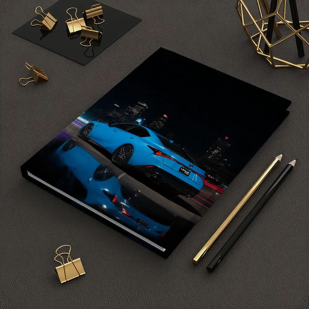 Lexus IS Blue Sedan City Night – Notebooks