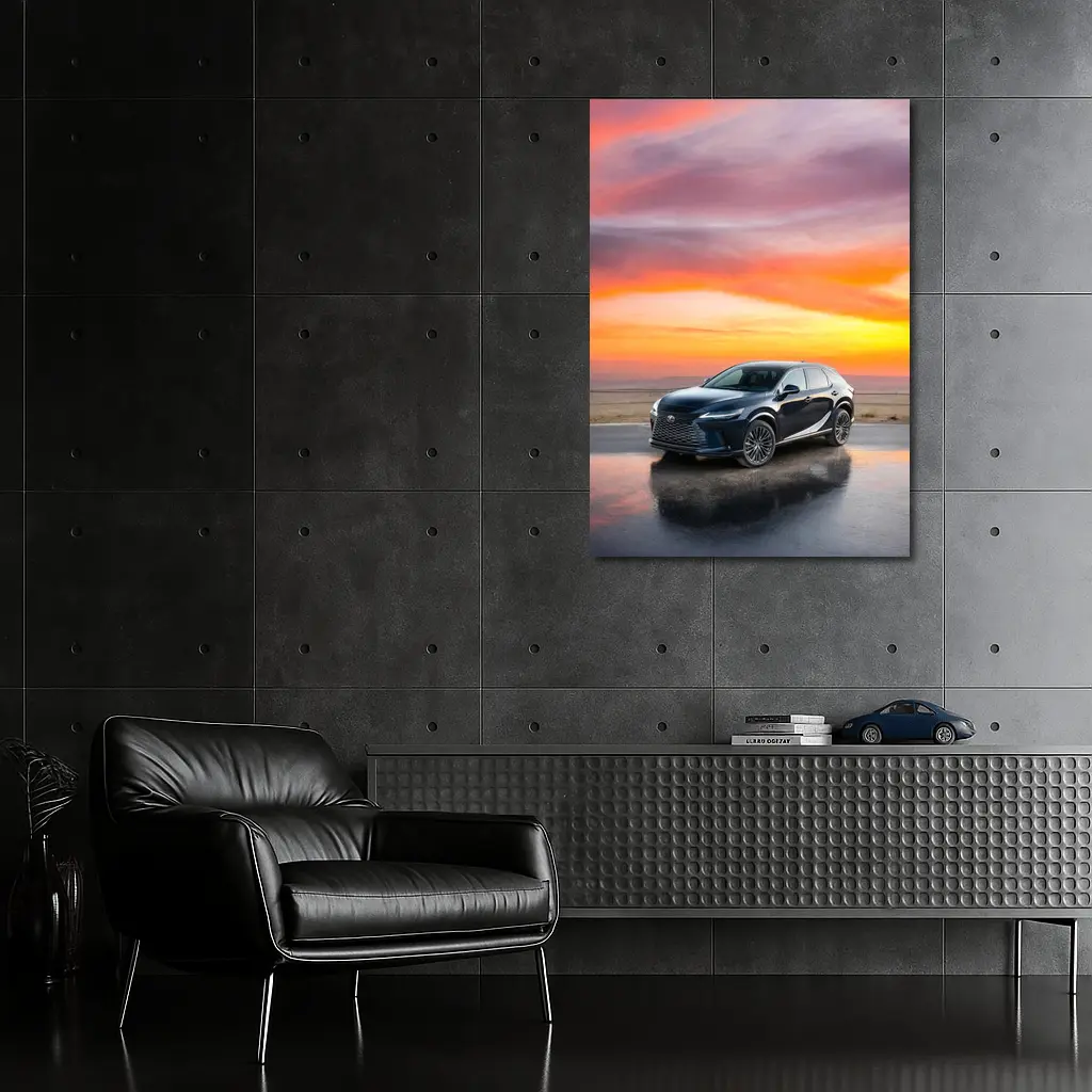 Lexus RX Sunset Sky Dark Blue – Wall Art