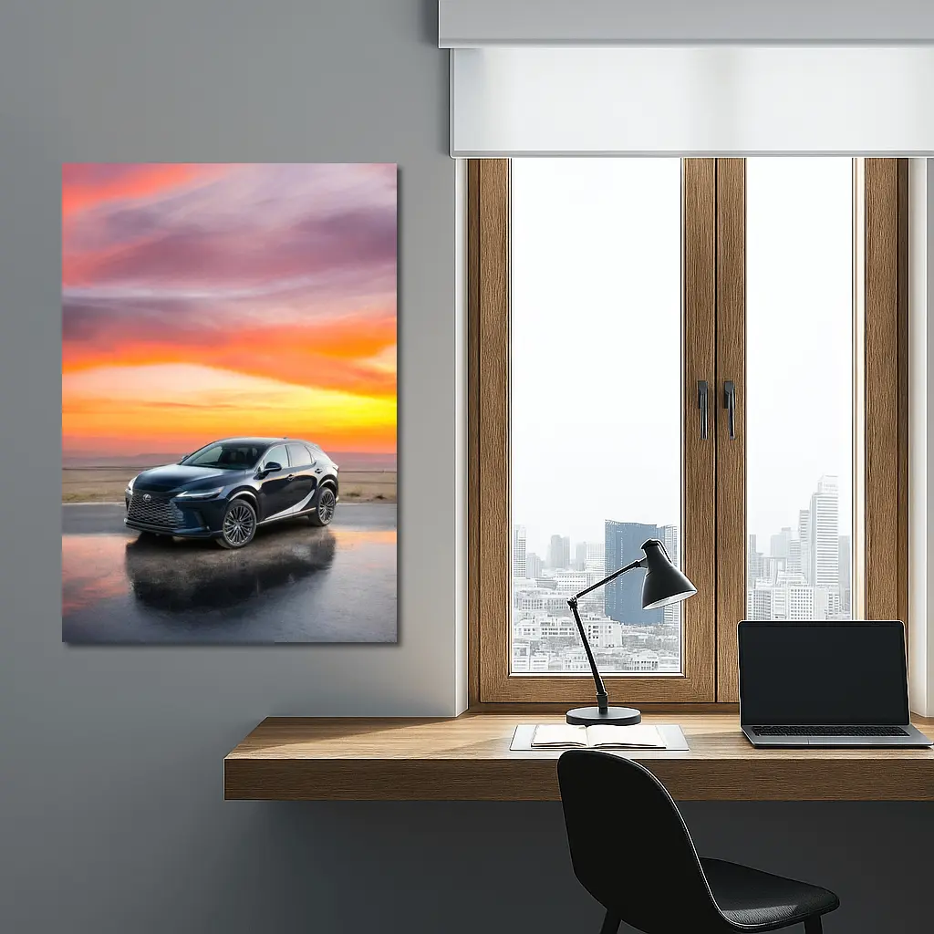 Lexus RX Sunset Sky Dark Blue – Wall Art