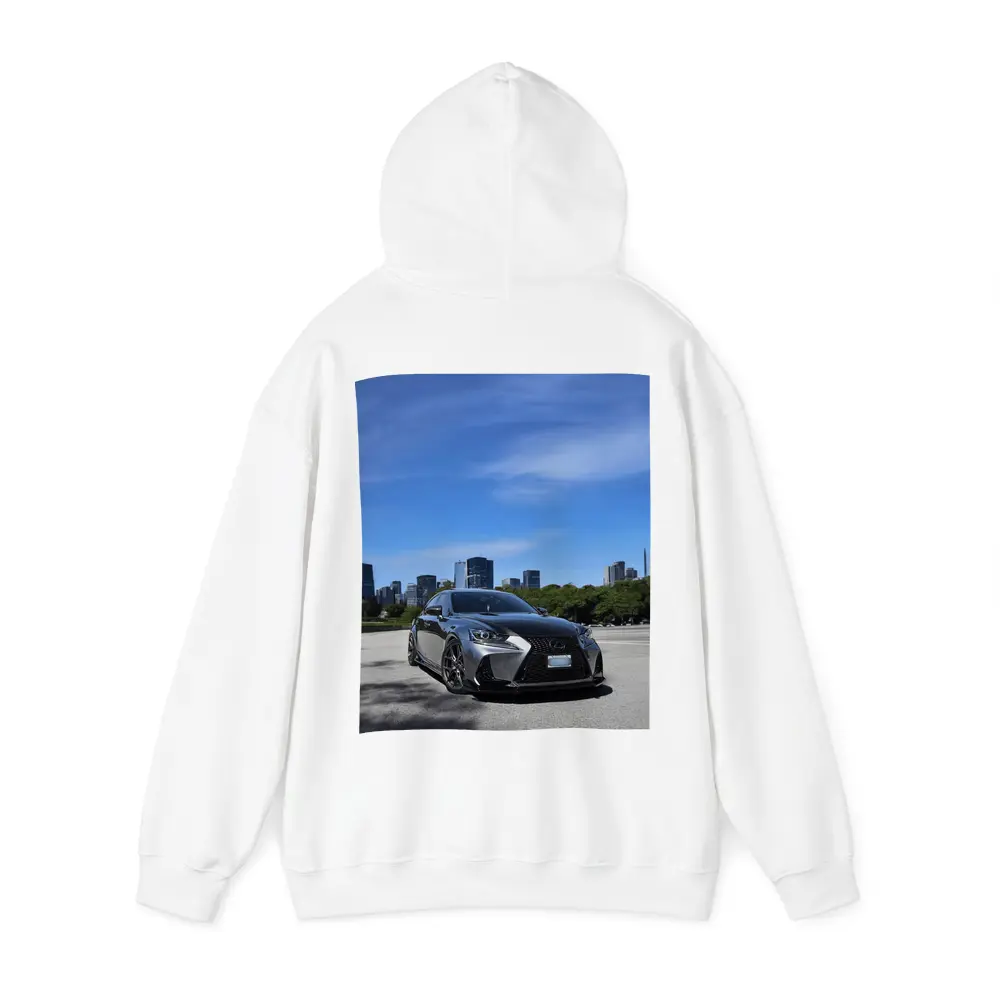 Lexus IS Dark Gray City Skyline Street – Hoodies