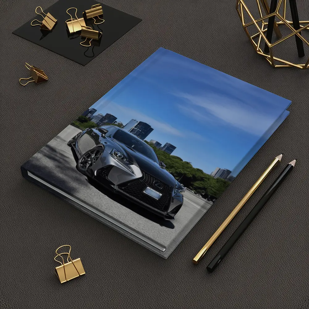 Lexus IS Dark Gray City Skyline Street – Notebooks