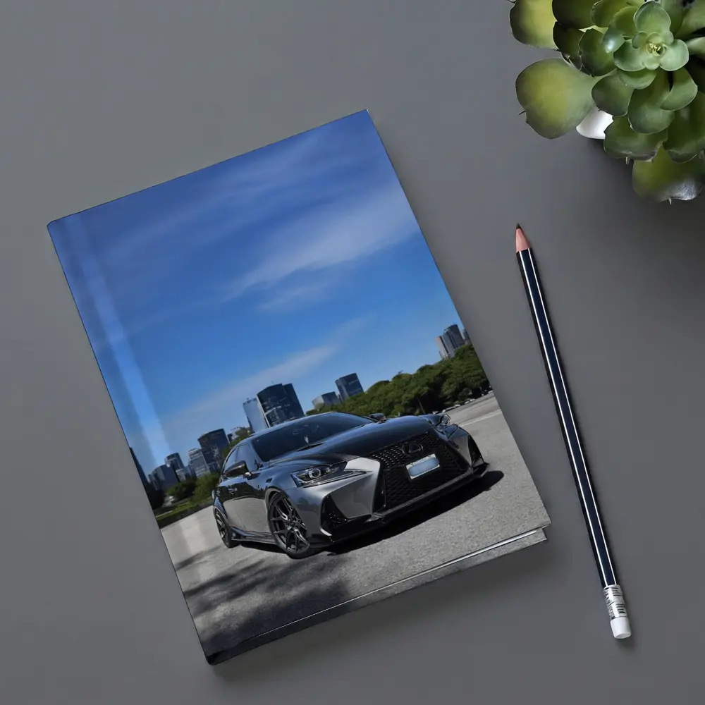Lexus IS Dark Gray City Skyline Street – Notebooks