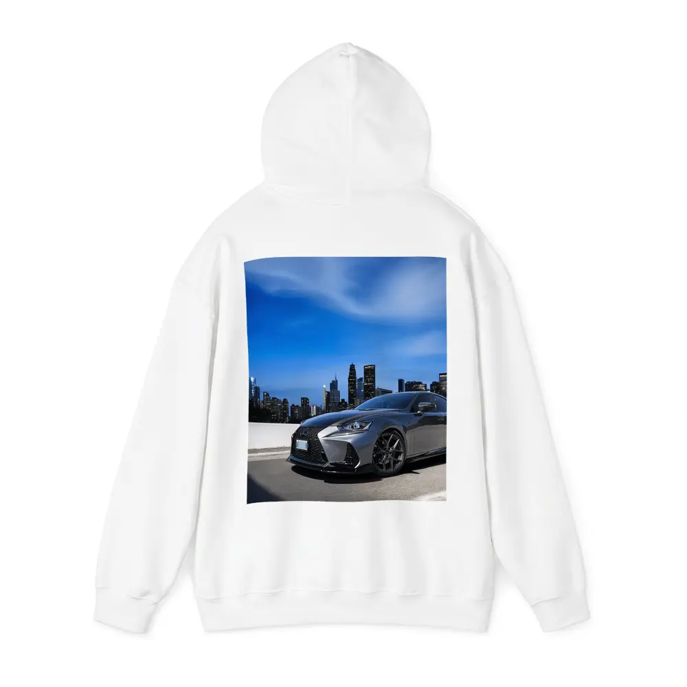 Lexus IS City Skyline Gray Sport Sedan – Hoodies