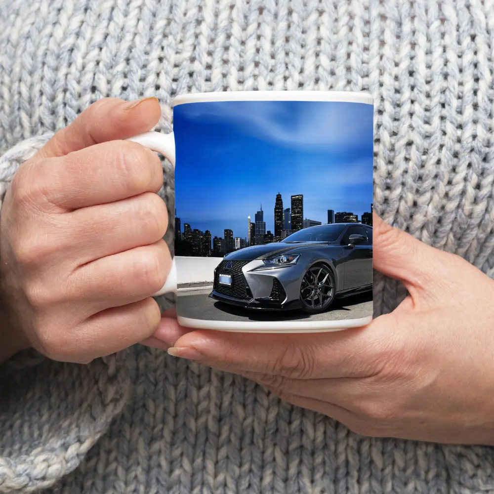 Lexus IS City Skyline Gray Sport Sedan – Mugs