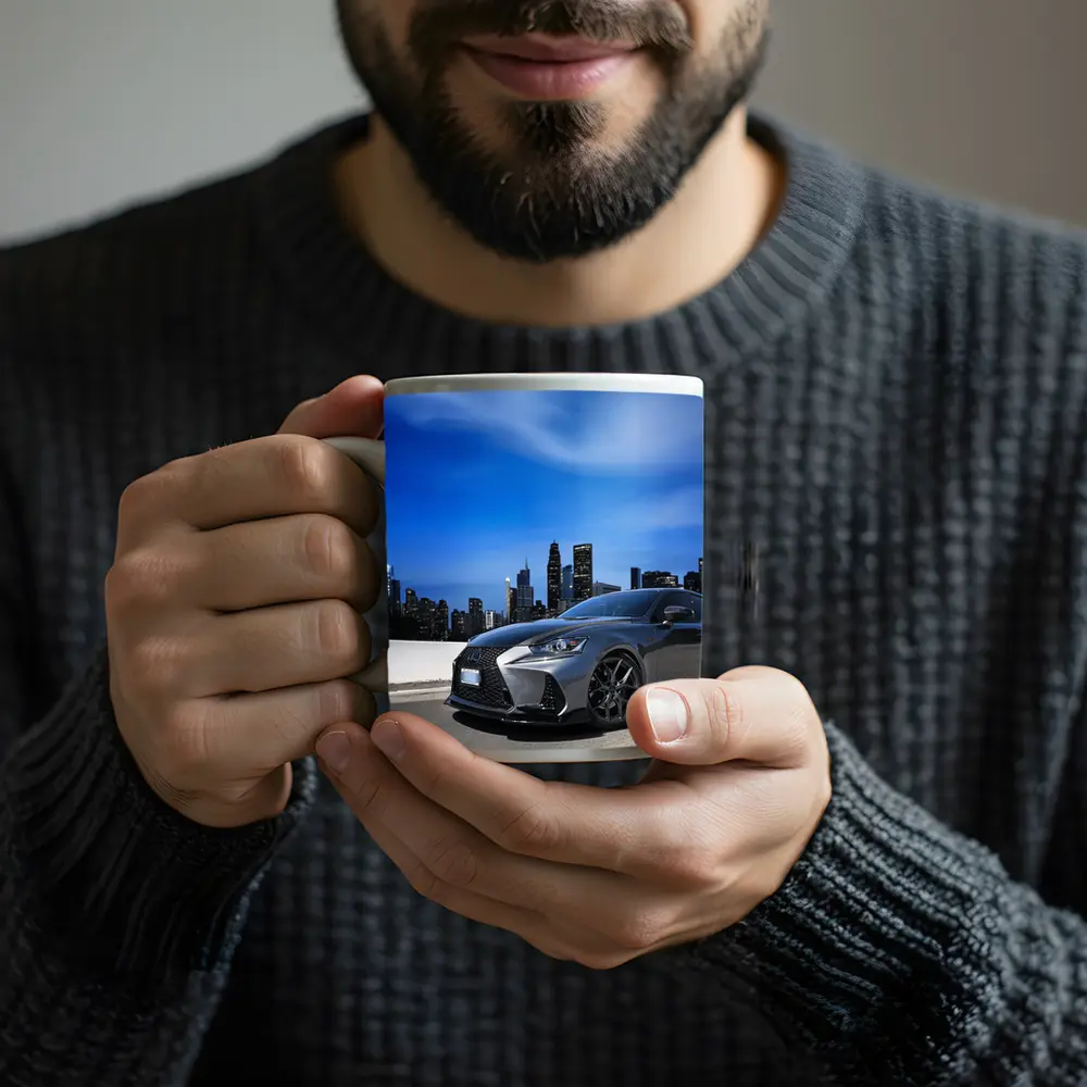 Lexus IS City Skyline Gray Sport Sedan – Mugs