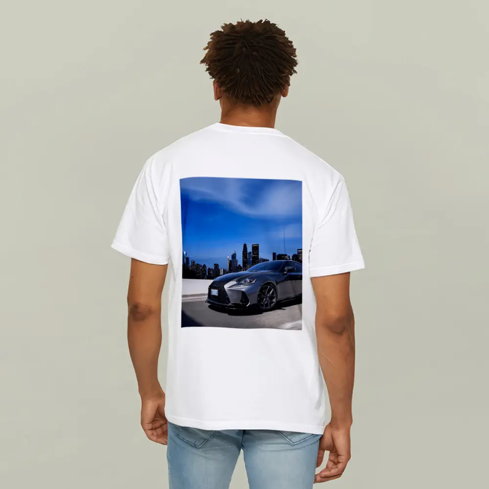 Lexus IS City Skyline Gray Sport Sedan – T-Shirts