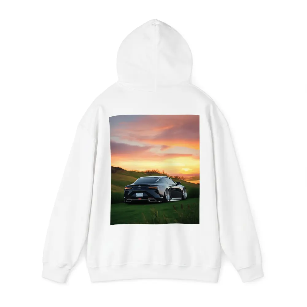 Lexus LC Black Coupe Sunset Green Hills – Hoodies