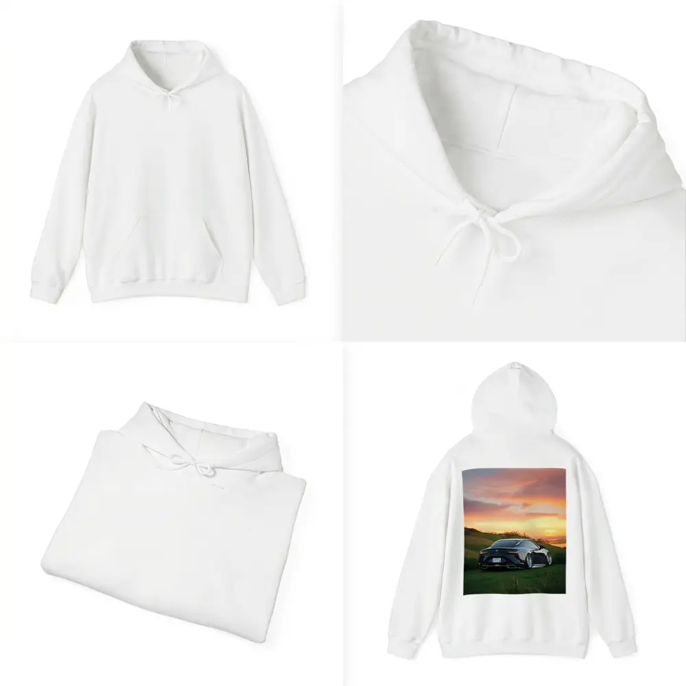 Lexus LC Black Coupe Sunset Green Hills – Hoodies