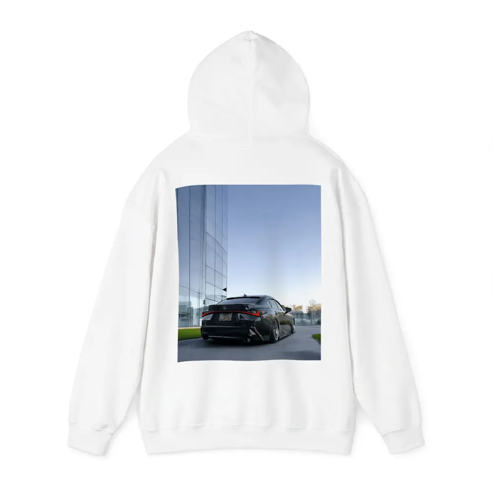 Lexus IS Blacked Out Glass Building Street – Hoodies