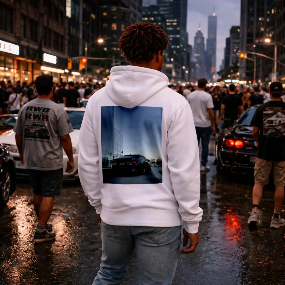 Lexus IS Blacked Out Glass Building Street – Hoodies