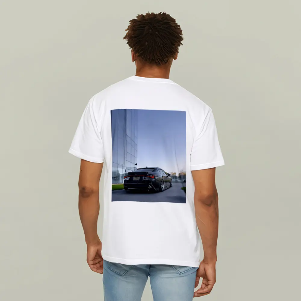 Lexus IS Blacked Out Glass Building Street – T-Shirts