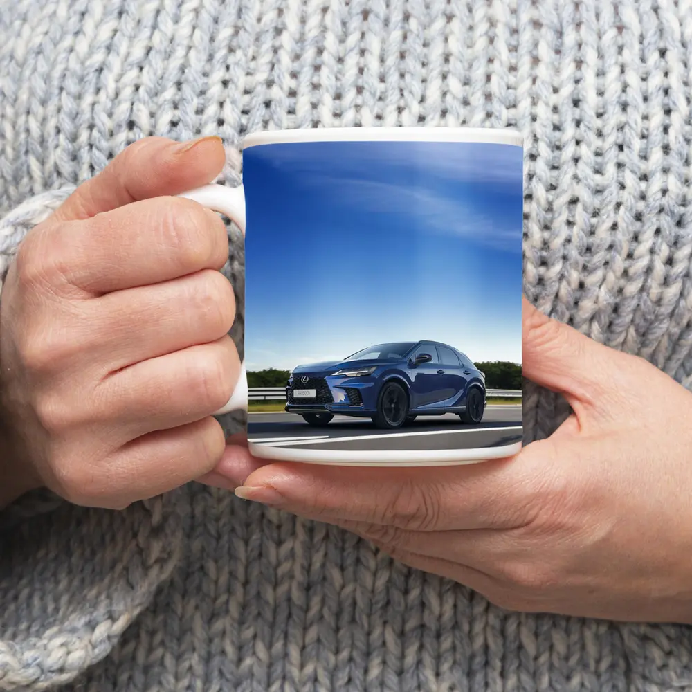 Lexus RX Blue SUV Highway Drive – Mugs