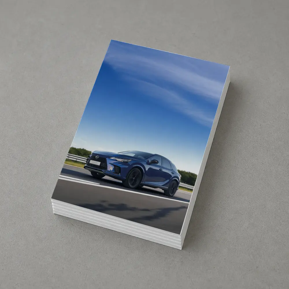 Lexus RX Blue SUV Highway Drive – Postcards