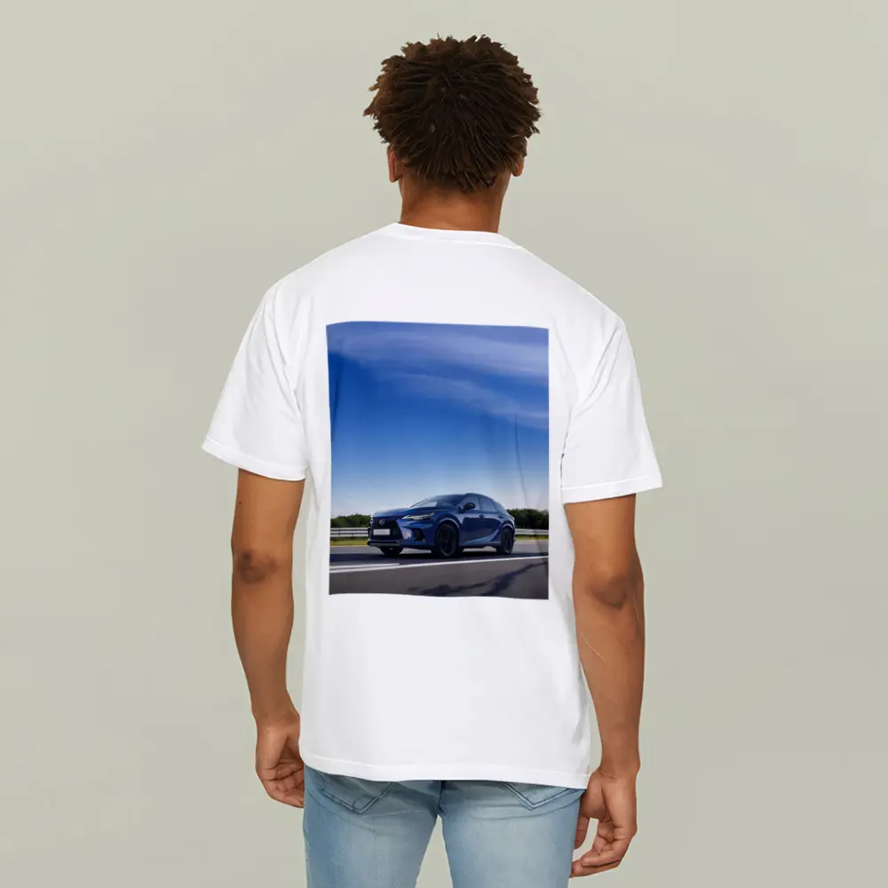 Lexus RX Blue SUV Highway Drive – T-Shirts