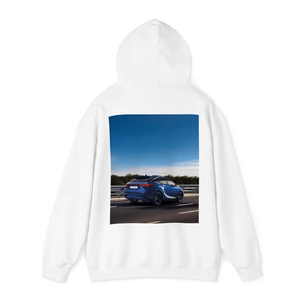 Lexus RX Blue SUV Highway Speed Shot – Hoodies