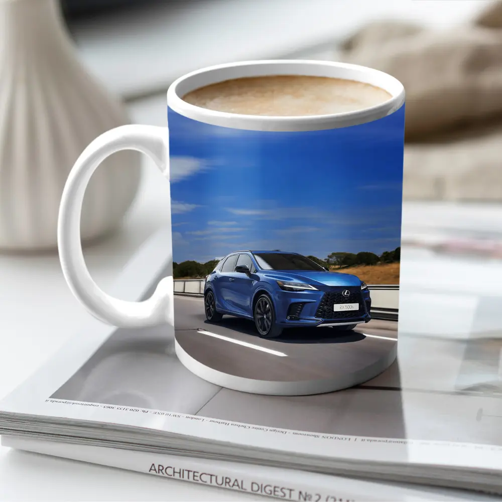Lexus RX Blue SUV Highway Drive – Mugs