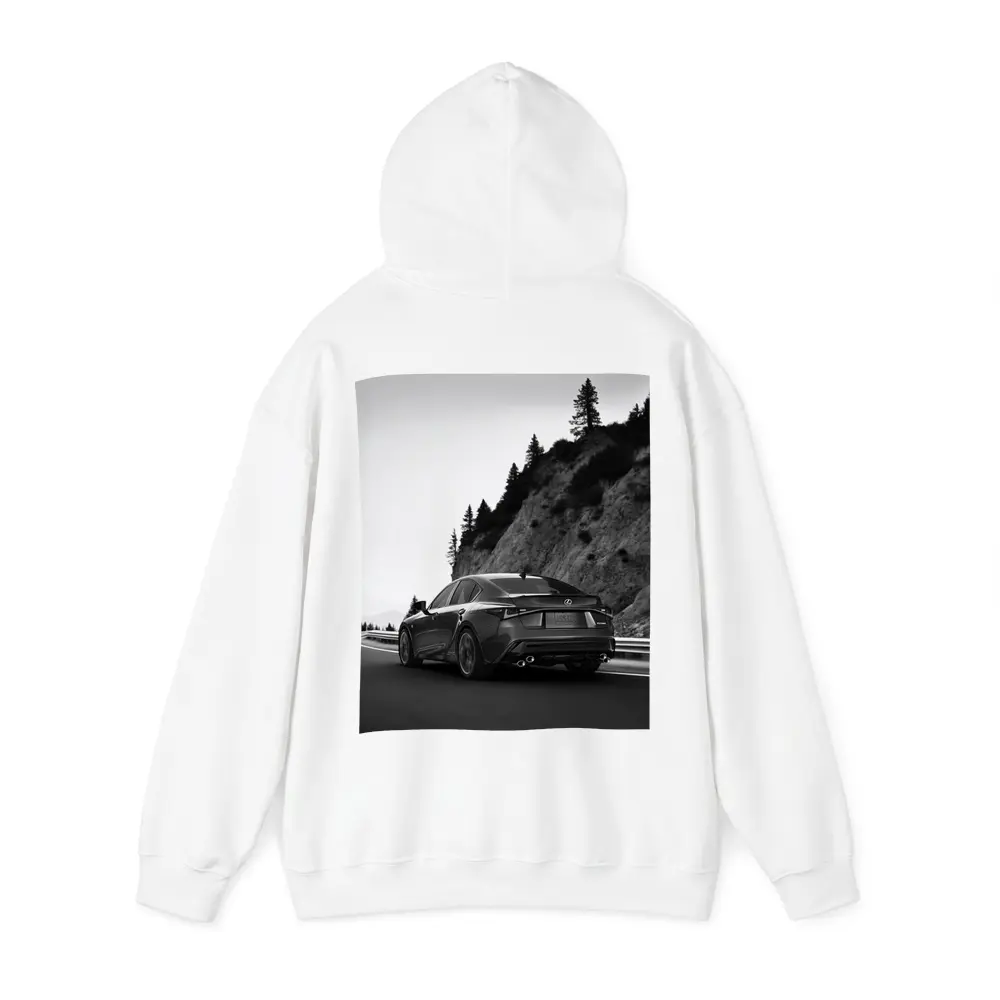 Lexus IS F Sport Black White Mountain Road – Hoodies