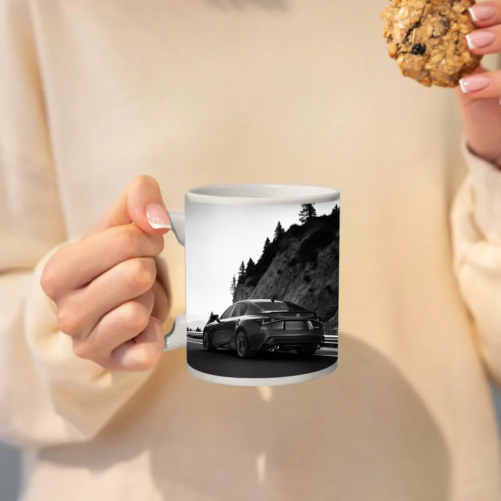 Lexus IS F Sport Black White Mountain Road – Mugs