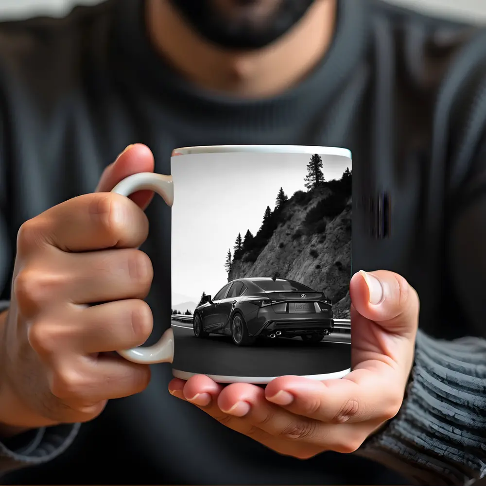 Lexus IS F Sport Black White Mountain Road – Mugs