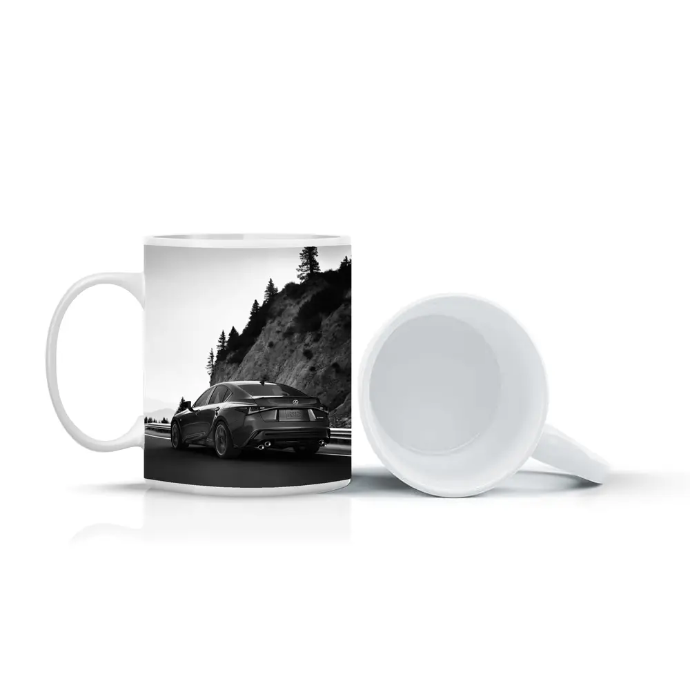 Lexus IS F Sport Black White Mountain Road – Mugs
