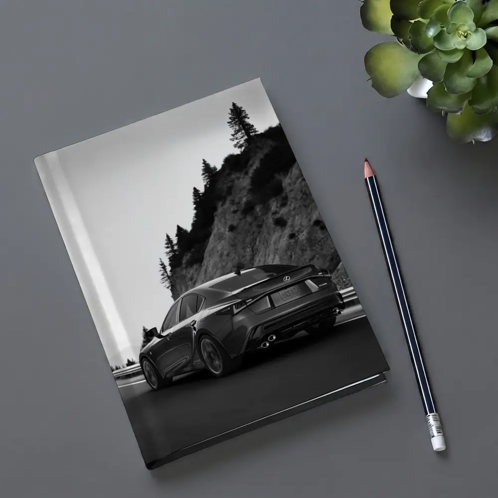 Lexus IS F Sport Black White Mountain Road – Notebooks