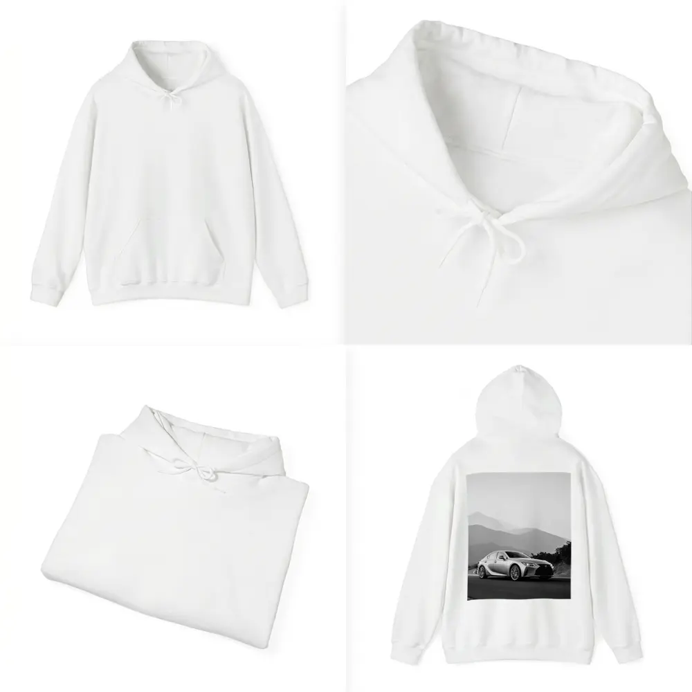 Lexus IS Silver Sedan Mountain Road – Hoodies