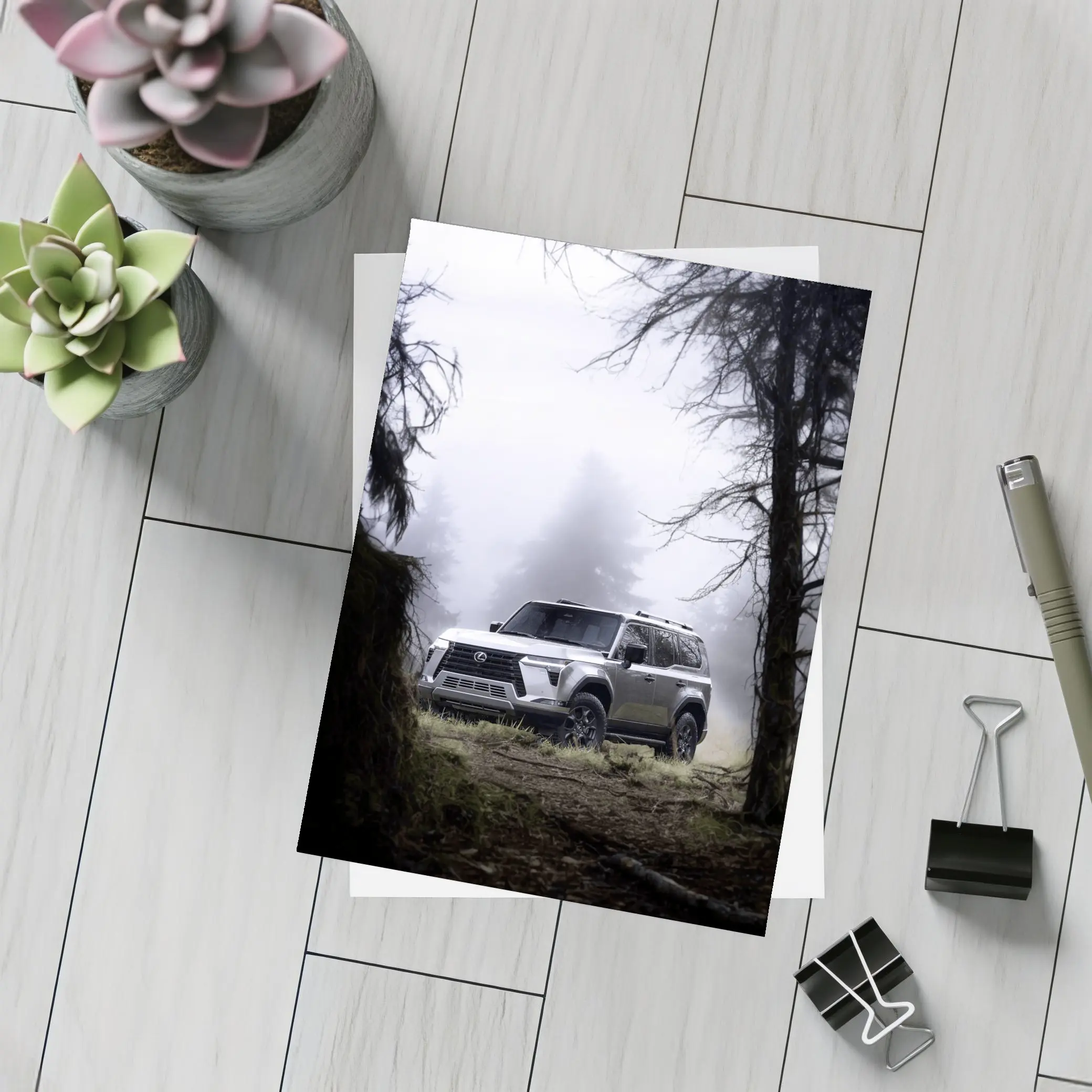 Lexus GX Off Road Misty Forest Trail – Postcards