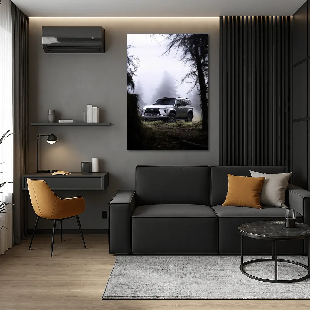 Lexus GX Off Road Misty Forest Trail – Wall Art