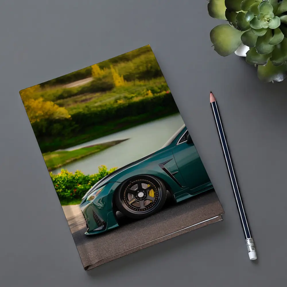 Lexus RC Green Stance Park Setting – Notebooks
