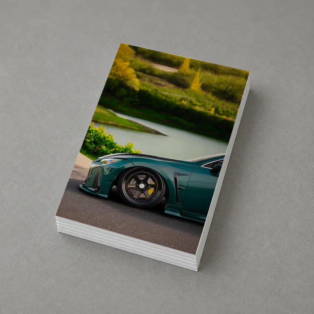 Lexus RC Green Stance Park Setting – Postcards