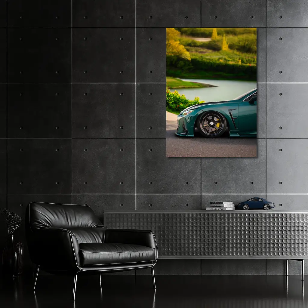 Lexus RC Green Stance Park Setting – Wall Art