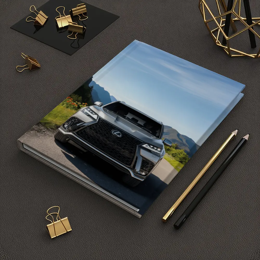 Lexus LX Silver SUV Mountain Road – Notebooks