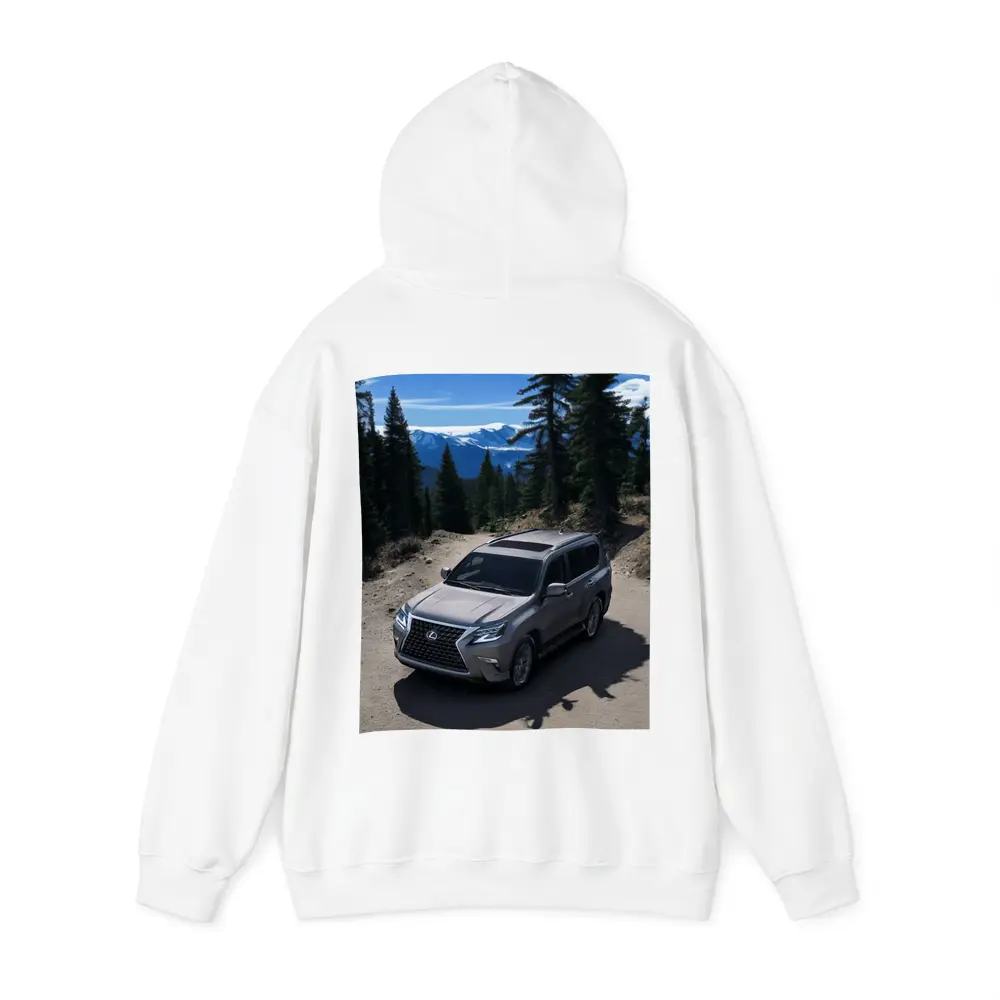 Lexus GX Silver SUV Mountain Trail – Hoodies