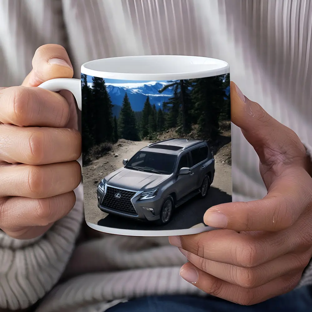 Lexus GX Silver SUV Mountain Trail – Mugs
