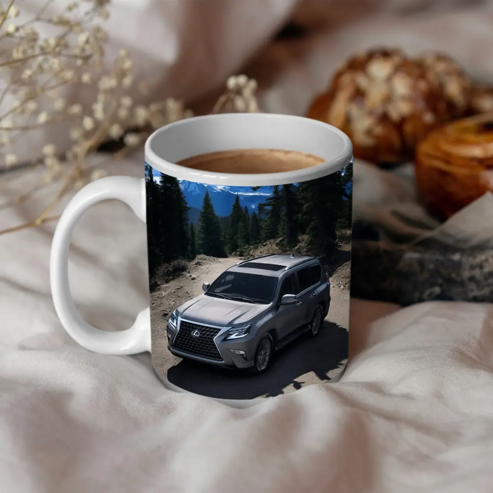 Lexus GX Silver SUV Mountain Trail – Mugs