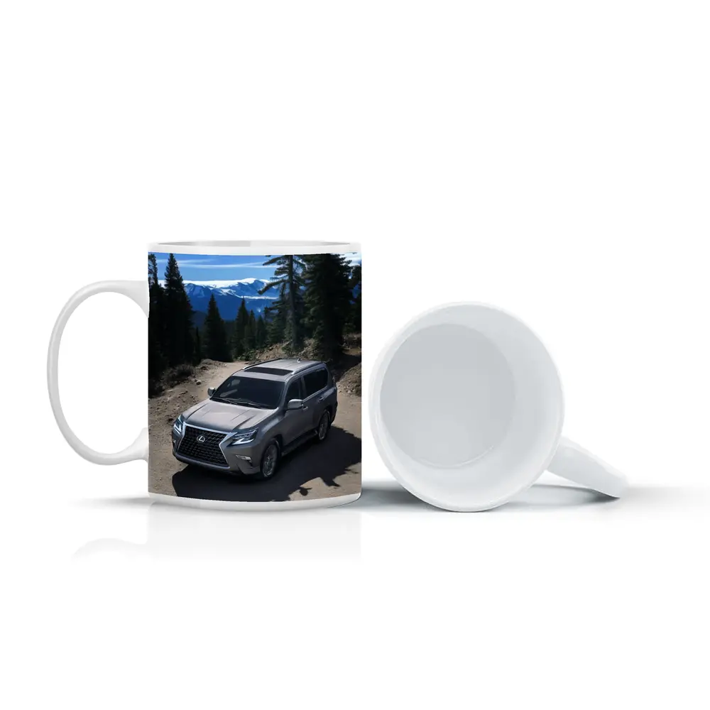 Lexus GX Silver SUV Mountain Trail – Mugs