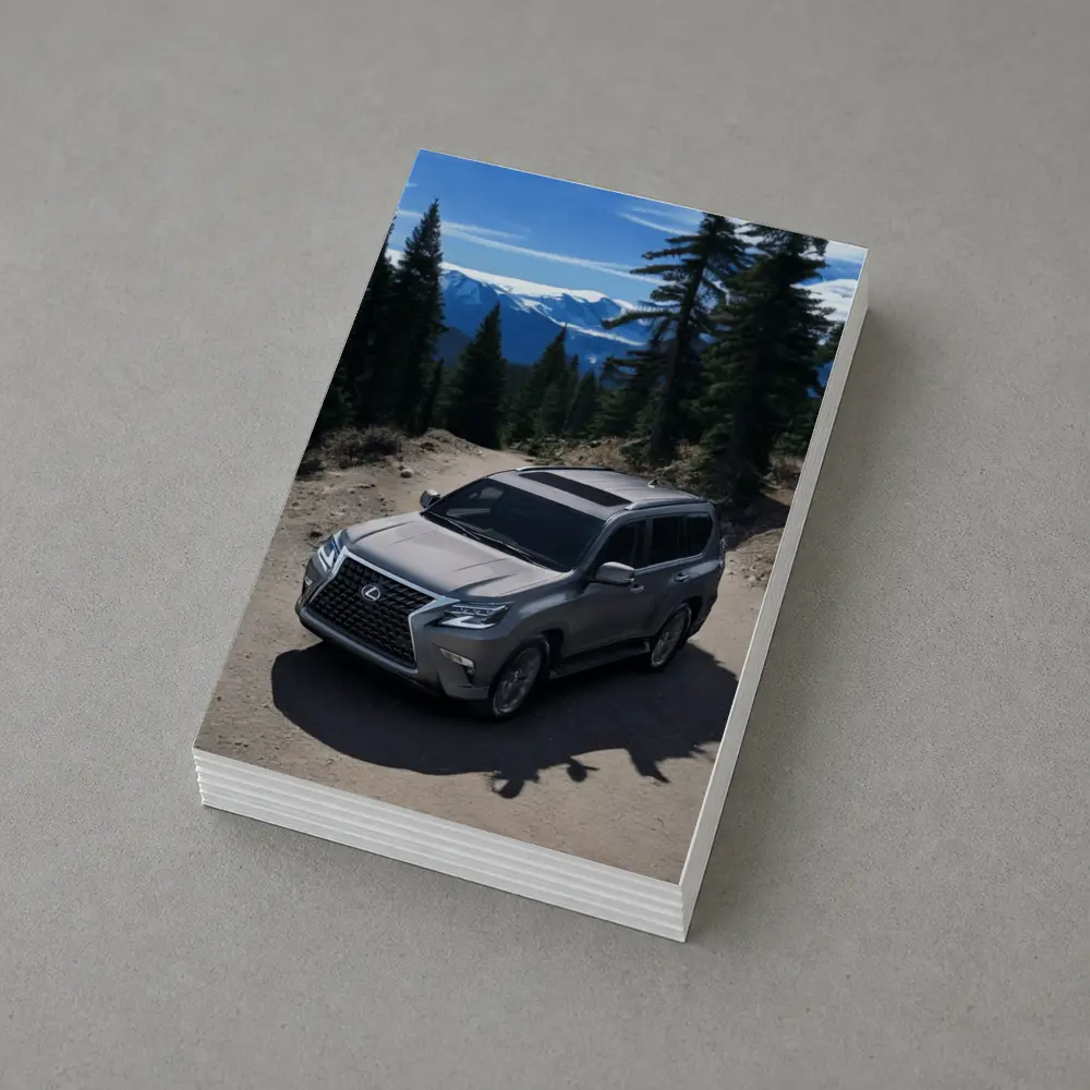 Lexus GX Silver SUV Mountain Trail – Postcards