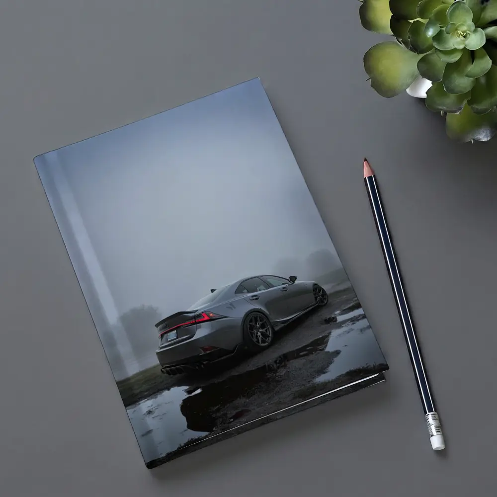 Lexus IS Sedan Foggy Moody Gray Day – Notebooks